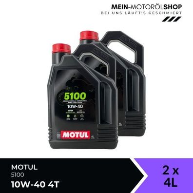 Motul 5100 10W-40 4T 2x4 Liter