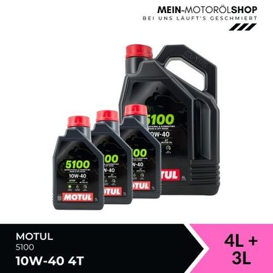 Motul 5100 10W-40 4T 4 + 3 Liter