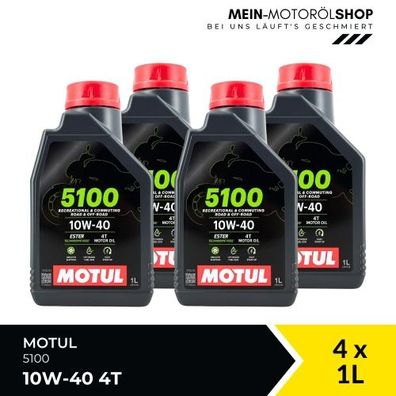 Motul 5100 10W-40 4T 4x1 Liter