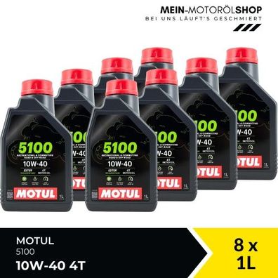 Motul 5100 10W-40 4T 8x1 Liter