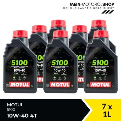 Motul 5100 10W-40 4T 7x1 Liter