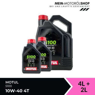 Motul 5100 10W-40 4T 4 + 2 Liter