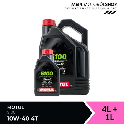 Motul 5100 10W-40 4T 4 + 1 Liter
