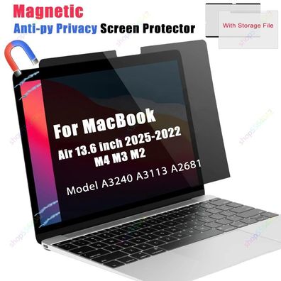 Magnetic Privacy Screen Protector For MacBooks