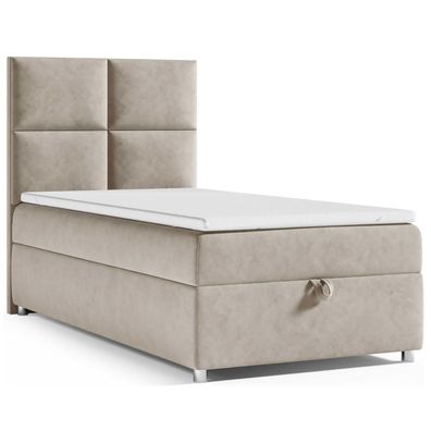 Best For Home Trinity K2 Boxspringbett Single 70-100x200 Bonellfederkern mit Topper