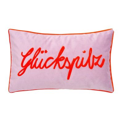 Kissen "Glückspilz" lilac 30x50 cm