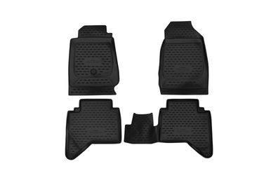 Gummi Fussmatten fur ISUZU D-MAX II MT Handschaltgetriebe TFR TFS 2016-2020