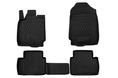 Gummimatten Fussmatten fur FORD Ranger 2 Turen 2011- 4tlg