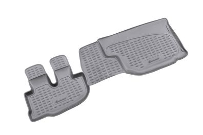 Gummimatten Fussmatten fur Hyundai HD72, 2007->, 2tlg