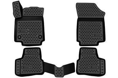 Gummimatten Fussmatten fur Volkswagen UP, 2011->, 4tlg