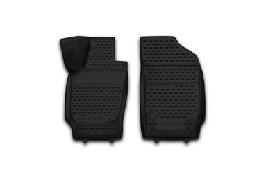 Passform 3D Fußmatten für VW Polo V, Schrägheck, 12/2009-2017, 2-teilig