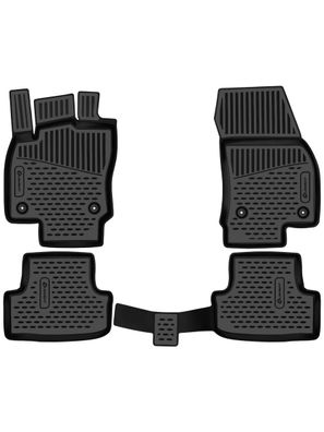 Passform Fußmatten für SEAT Ateca, Compact SUV Europe, 2016-2020, 4-teilig