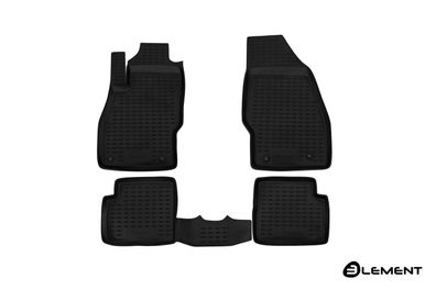 Passgenaue Fußmatten für OPEL Corsa E X15 2014-2020 4-teilig Gummimatten