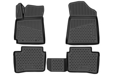 3D Gummi Fussmatten fur Hyundai i10, 2019->, 4tlg