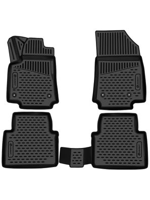 3D Gummimatten Fussmatten fur OPEL Crossland 2017- Wagen 4tlg