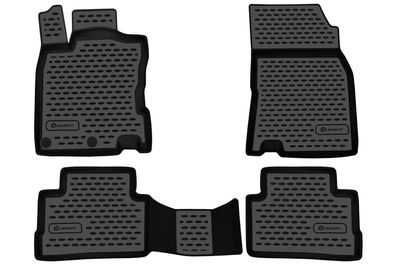 Antirutsch Gummi Fussmatten für NISSAN Qashqai II J11, 2013-2021, 4 tlg