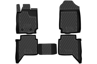 Fußmatten für FORD Ranger 4 Türer 2011-2021 Antirutsch Gummimatten 4 tlg