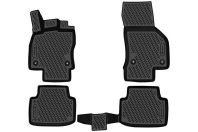 Fußmatten für VW Passat B8 2015-2022 3D Antirutsch Gummimatten Passform, 4 tlg