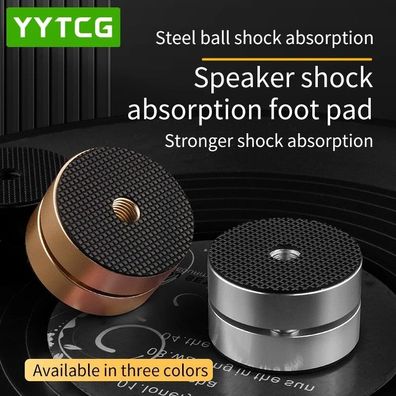 4Pcs High Quality Audiophile Shock Damping Pad HIFI Stand Feet speaker Stabilize