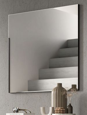 Garderobenspiegel "Cooper" in grau Wandspiegel 80 x 73 cm