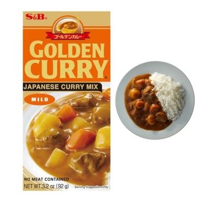 S&B - Golden Curry - Japanische Curry Paste - Saucen Basis - Mild - 92 g