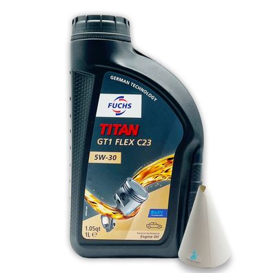 1 L Fuchs Titan GT1 Flex C23 5W-30 | BMW-LL-04 | MB 229.31 229.5 229.52