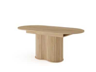 Esstisch LOVI - D Tisch ausziehbar 180 - 220 cm Eiche Cremona