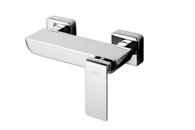 Brausearmatur Wasserhahn TRINO Brausebatterie für Badezimmer in Chrom, Duschmischer