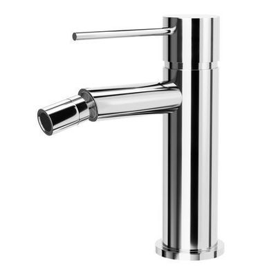 Bidetarmatur Wasserhahn LUGO Bidetmischer für Badezimmer in Chrom, Einhebelmischer