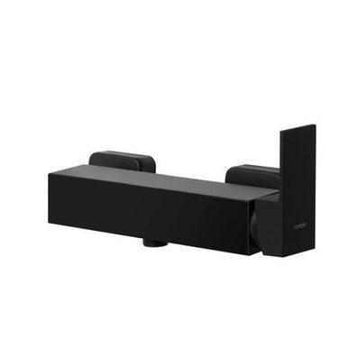 Brausearmatur Wasserhahn ANGO Brausebatterie für Badezimmer in Schwarz, Duschmischer