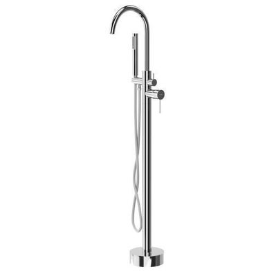 Freistehende Badewannenarmatur LUGO Wannenarmatur Wannenbatterie in Chrom