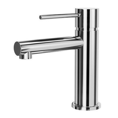 Waschtischarmatur Wasserhahn Kleine LUGO Mischbatterie für Badezimmer in Chrom