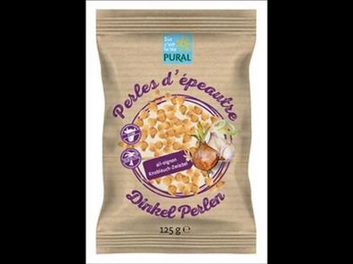 Pural 3x Dinkel Perlen Knoblauch Zwiebel 125g