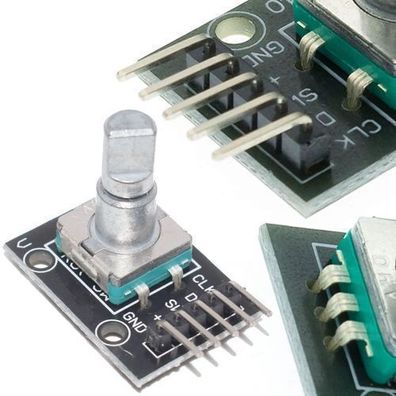 Rosfix Drehencoder Modul mit Taster – 20 Impulse | 2,54 mm Raster, 360°