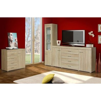 MARINO Eiche sonoma Wohnzimmermöbel Set