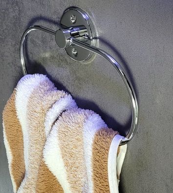 Standard Handtuchring Handtuchhalter Metal verchromt "ProduktEconomy"