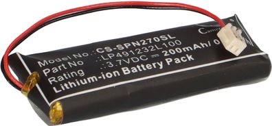 Gaming-Akku 3,7V 200mAh Li-Polymer passend für Sony PSP-N270