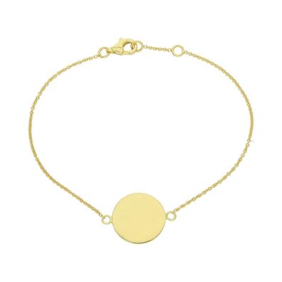 Damen Gravurarmband 925 Silber JL10-03-3205 vergoldet