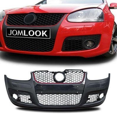 JOM Stoßstange für vorne Kühlergrill VW Golf MK5 2003-2008 Schwarz
