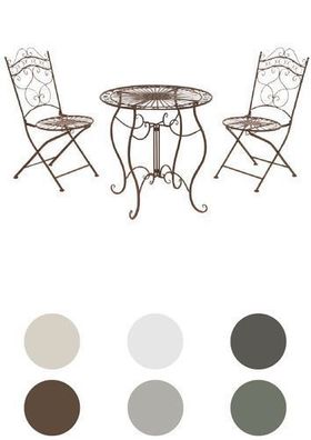 Sitzgruppe-Gartenmöbel Terrasse Lounge Balkon Nostalgie- versch. Farben