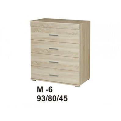 Marino Kommode mit Schubladen Eiche sonoma