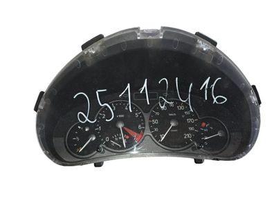 Tacho 9645847180 Peugeot 206 Anzeige Instrument Tachometer Benzin