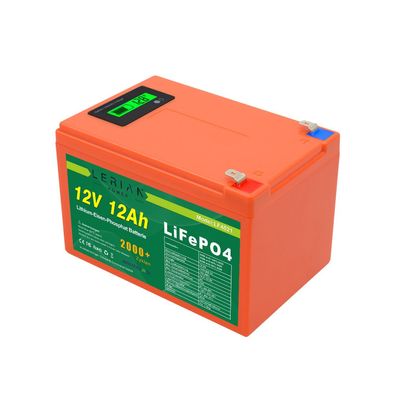 LiFePO4 Akku 12V 12Ah 15A Lithium-Eisen-Phosphat Batterie für Camping Boot Solar