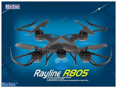 RC Quadrocopter Rayline R805wifi 2.4 GHz 6-Achsen Gyro Drohne