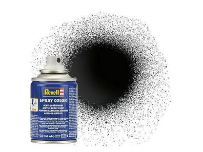 Revell Spray schwarz glänzend Spray Color 34107