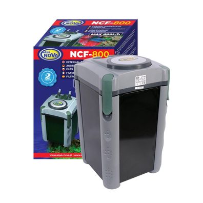 Aqua Nova Aussenfilter für 200L Aquarium Außenfilter Filter 800 l/h - NCF-800