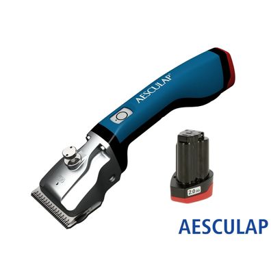 Aesculap Akku-Schermaschine Bonum, 23/31 Z?hne, blau, 2x Akku