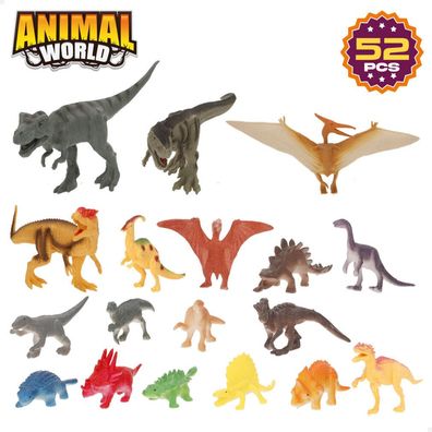 Set Dinosaurier Colorbaby 20 x 12 x 7 cm 52 Stücke 4 Stück