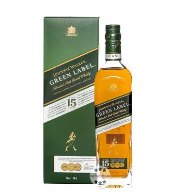 Johnnie Walker Green Label Whisky (43 % vol., 0,7 Liter)