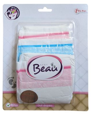 Puppenwindeln Puppenzubehör Baby Beau Windeln für Babypuppe (3 Stück) Windel